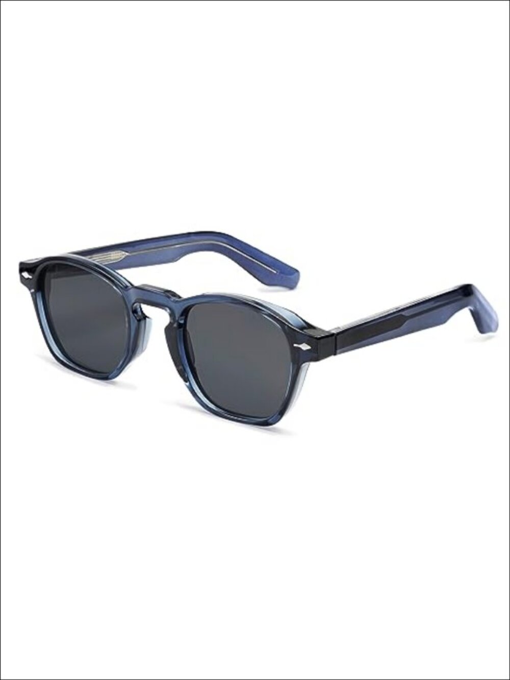Retro Square Sunglasses UV400 Full Frame Slim Fit Unisex